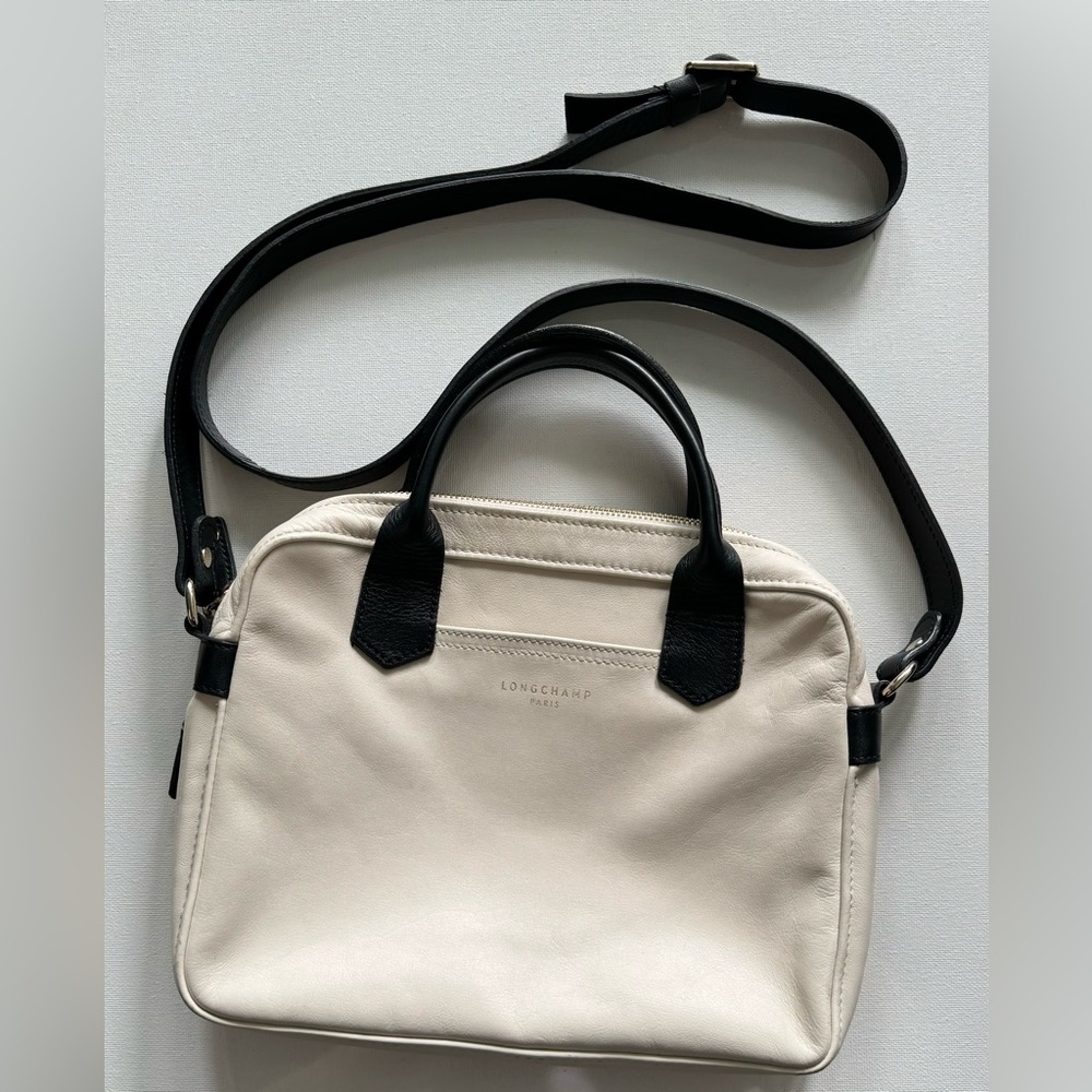 Authentic Longchamp Crossbody Leather Bag